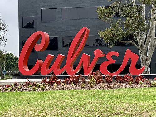 Culver City sign based on the marquee of the Culver Theatre