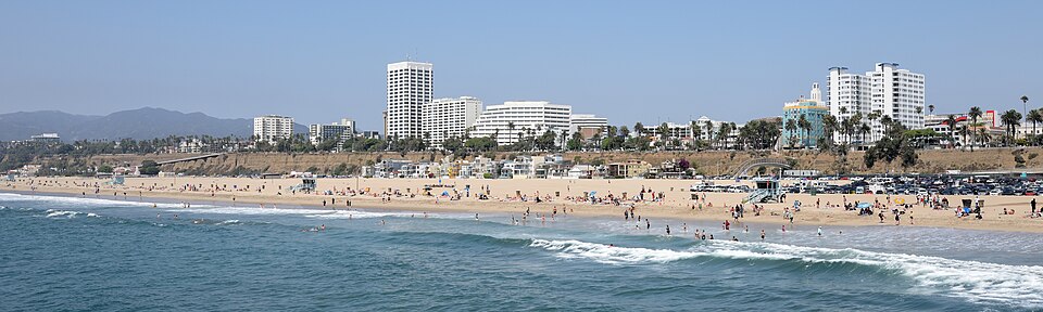 picture of santa monica state beach
